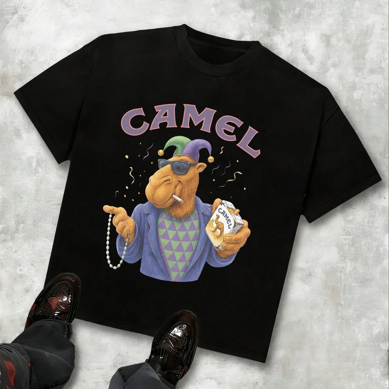 Vintage Camel Graphic T-Shirt Camel Cigarettes Men Women 90s Cotton T-shirt Aesthetic Streetwear Harajuku Y2K Casual Loose Tops