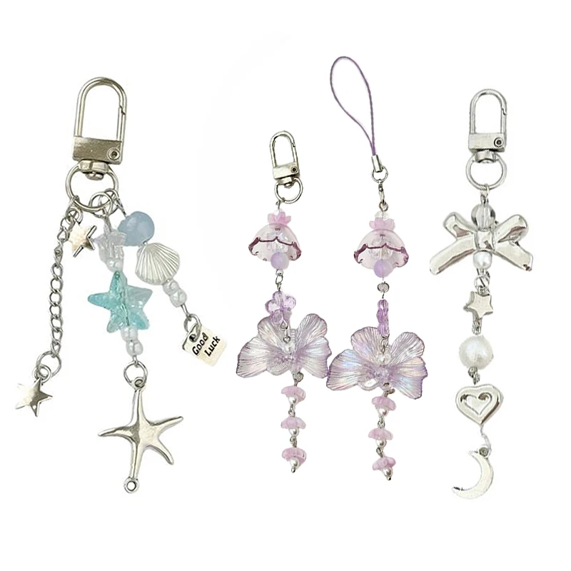 Милый-милый-брелок-со-звездой-и-луной-бантом-«Любовь»-брелок-с-бабочкой-и-колокольчиками-кулон-девчачья-сумка-подвесные-украшения-аксессуары-подарки