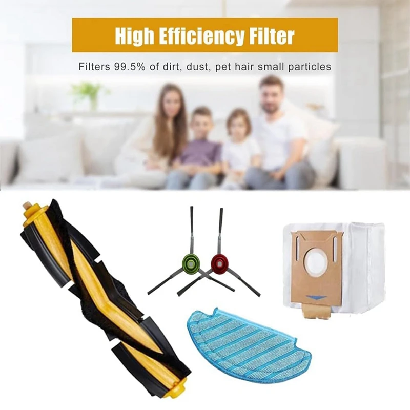 ABUD-For ECOVACS Deebot Ozmo T8 T8 Aivi T8+T8 AIVI+ T8 MAX N8 Pro Plus/N8 Pro N8+ Plus N8 Pro+ أجزاء المكنسة الكهربائية