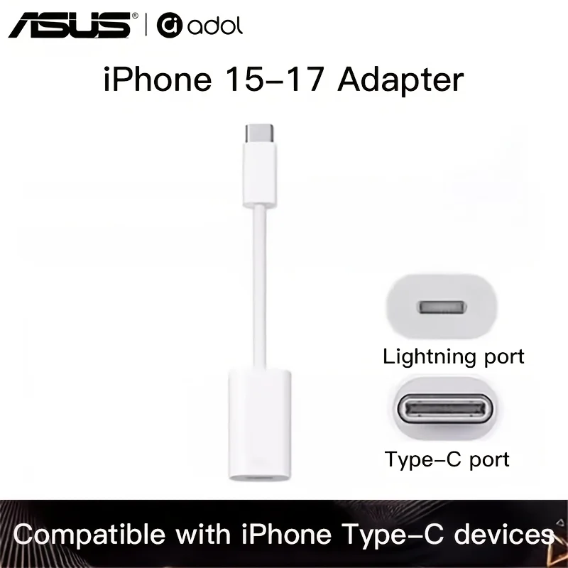 

Кабель-адаптер USB-C на Lightning для зарядки iPhone 15 Pro Max Plus, шнур для синхронизации данных, аксессуары для зарядки и передачи данных Type-C на IOS