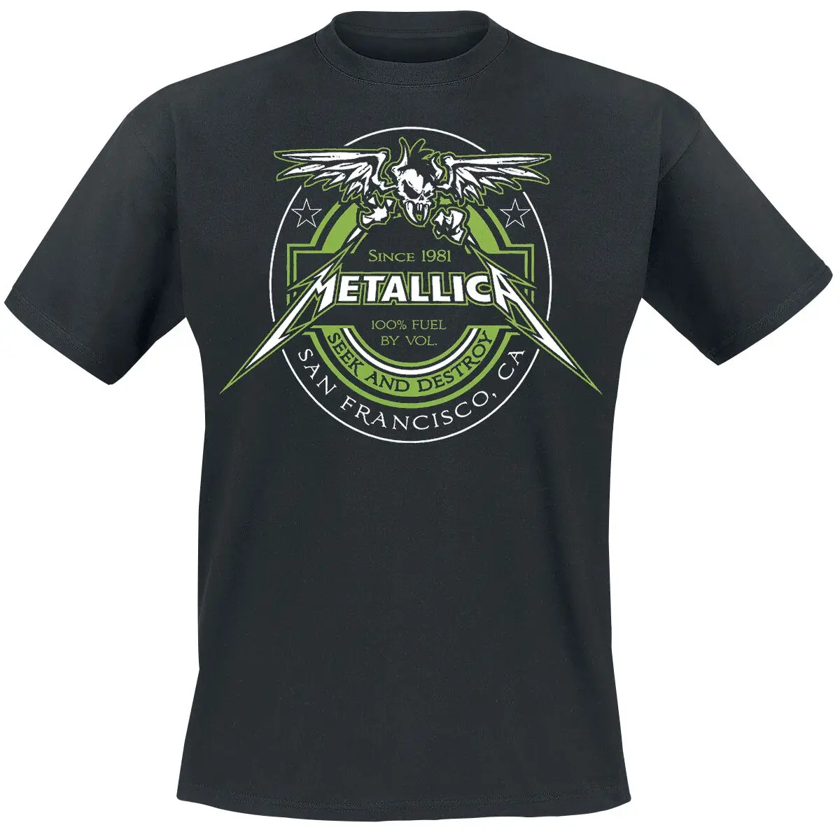 Bestes Sommer-Metallica-Grafik-T-Shirt aus Baumwolle, Unisex, Sommer, Kurzarm, Modemarke, Luxus, Casual, Vintage-T-Shirts – Detail 3