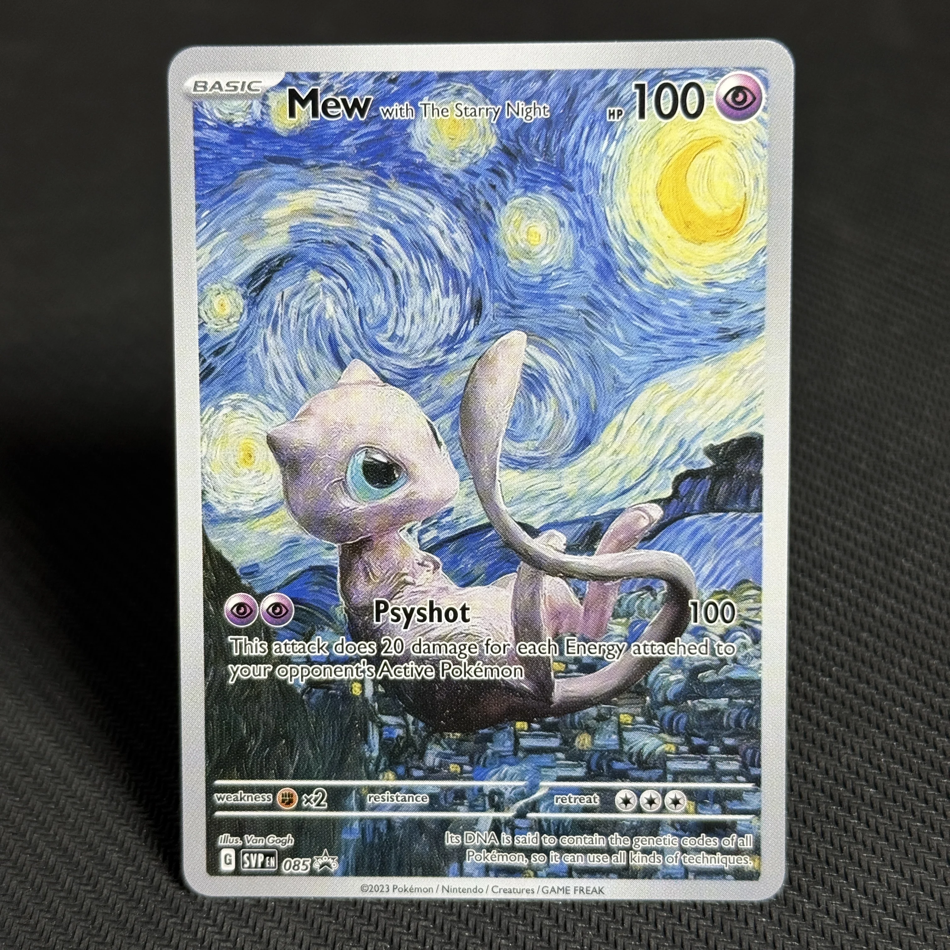 PKM Proxy Game Cards Pikachu Starry Night Van Gogh 085 SVP