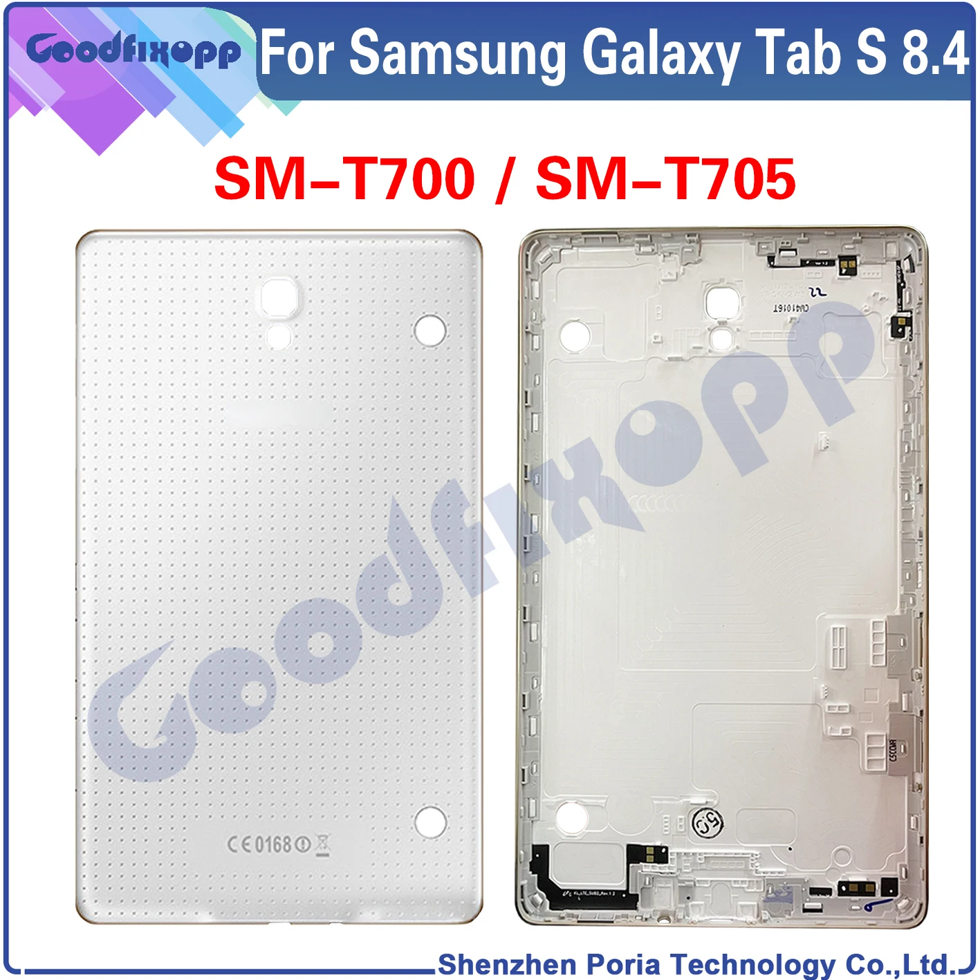 

For Samsung Galaxy Tab S 8.4 LTE SM-T700 SM-T705 T700 T705 Battery Back Cover Rear Case Cover Rear Lid Parts Replacement