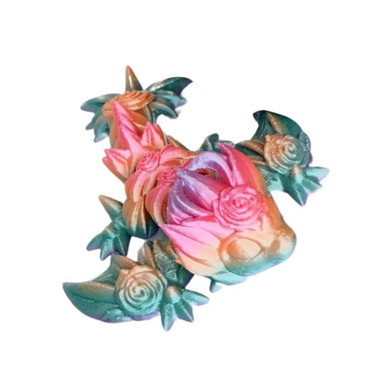 3D Printed Dragon Egg Toy With Fully Articulated Dragon Inside, Easter Egg,(Rose Dragon Egg- Pink) Easy Install Easy To Use