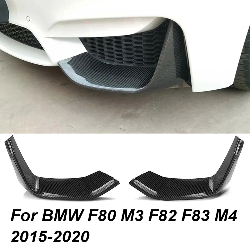 

2pcs Front Bumper Side Splitters Spoiler Canards For BMW F80 M3 2014-2019 F82 F83 M4 2015-2020 Front Bumper Splitters