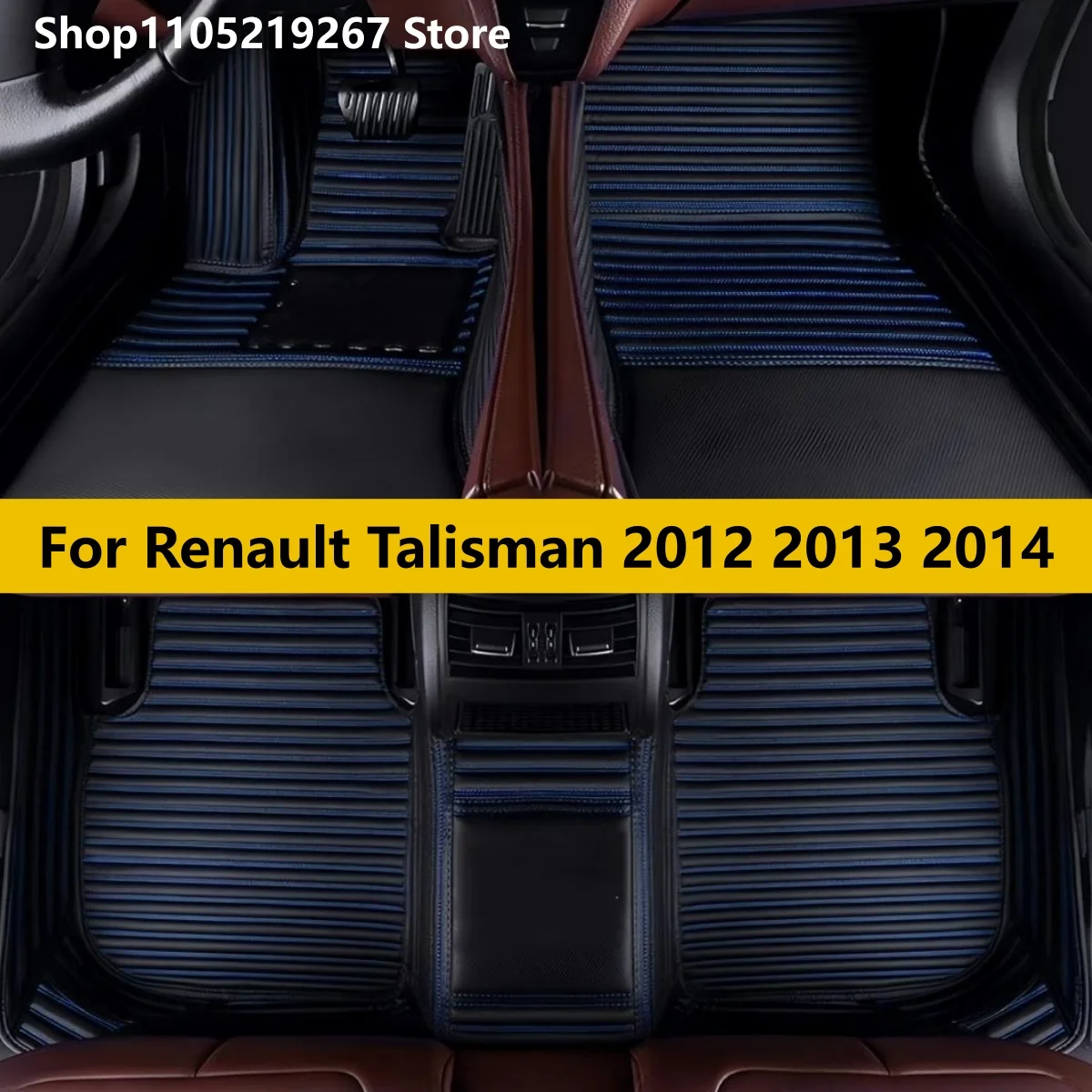 

Автомобильные коврики на заказ для Renault Talisman 2012 2013 2014, автомобильные кожаные ковры для ног, полный комплект автомобильных ковриков