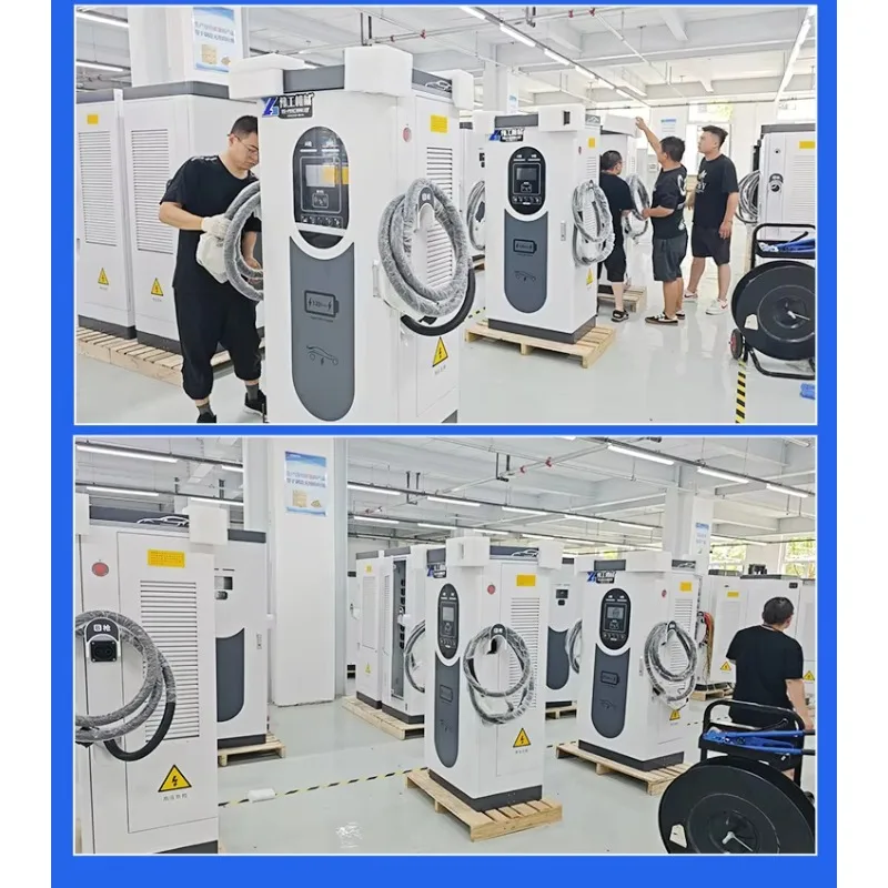 Commercial DC EV Charging Station 60kW 120kW 180kW 240kW OCPP App Control RFID Payment CCS2 Charger for Fleet Truck EV