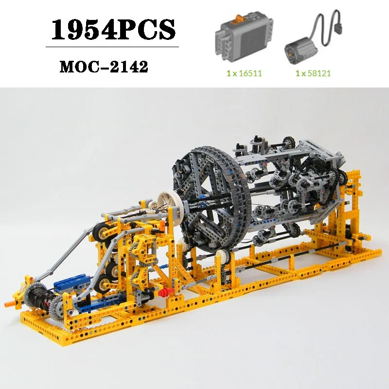 Baustein MOC-2142 Nähen und Weben Maschine Spleißen Modell 1954 pcs Jungen DIY Puzzle Bildung Geburtstag Weihnachten Spielzeug Geschenk