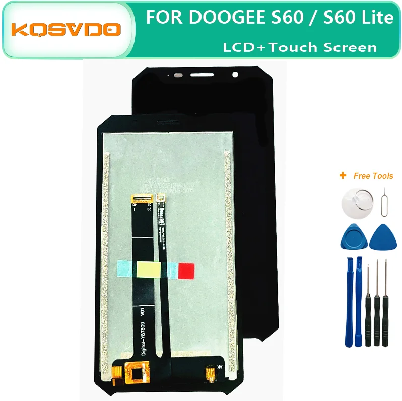 

New Touch Screen+LCD Display Assembly Replacement For Doogee S60 Lite S60 Display Screen LCD Display Assembly Replacement