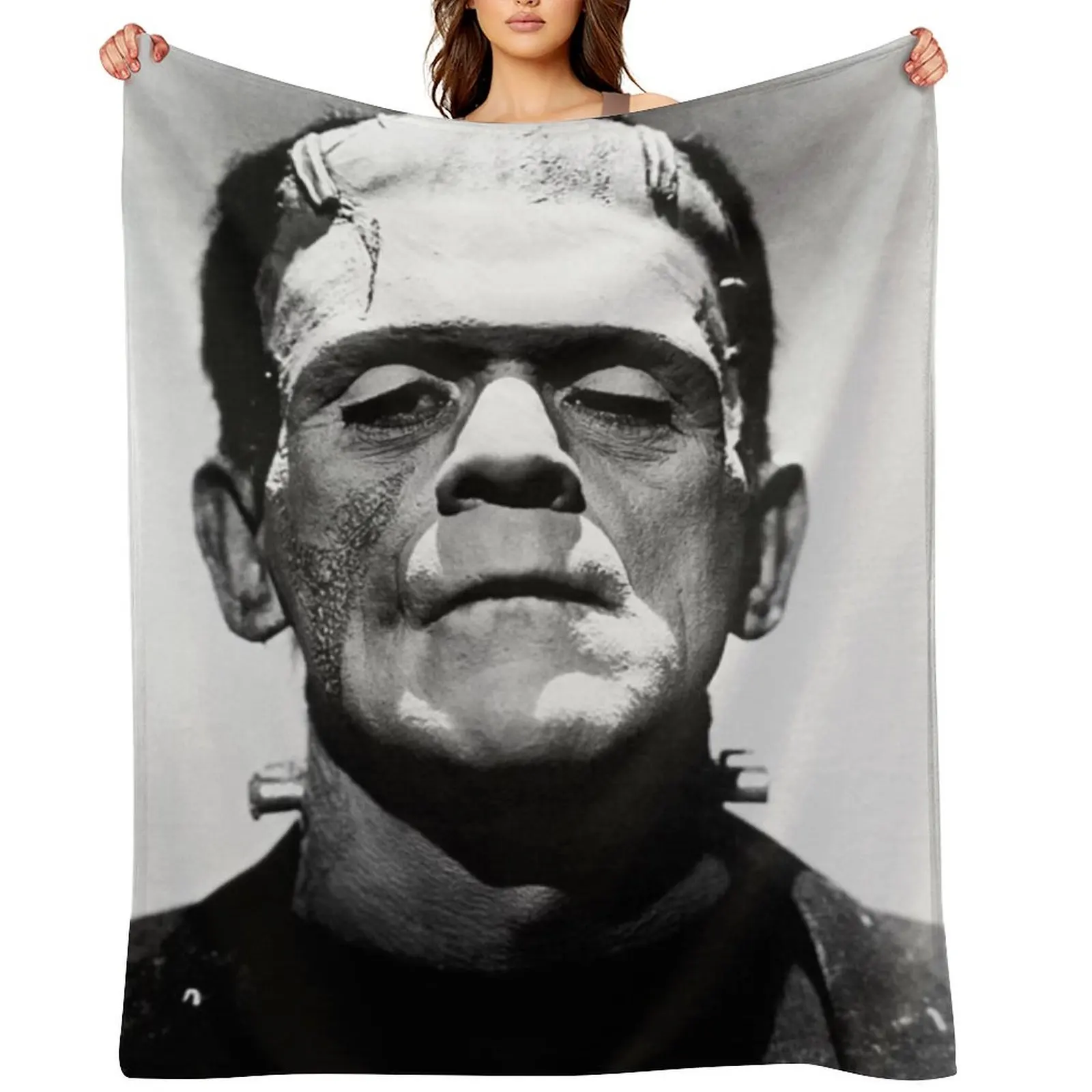 

Classic Frankenstein Throw Blanket halloween Travel for babies Tourist Blankets