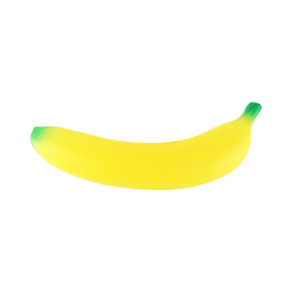 Langsam steigende Banane Squeeze Spielzeug Obst Squeeze Spielzeug Simulation Banane Squeeze Pinch Spielzeug Pu Gelb Grün Geburtstagsgeschenk