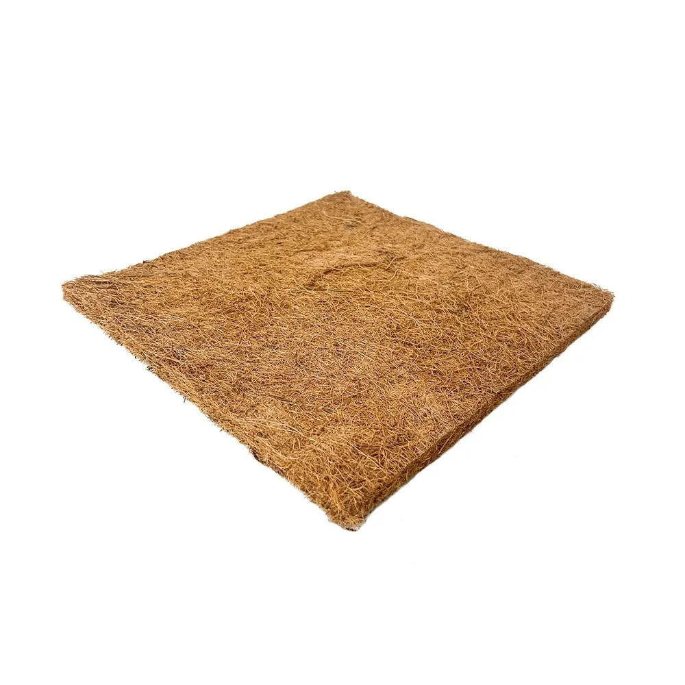 6Pcs Practical Coconut Coir Chicken Hatch Pads Freeze-proof Dry Hens Bedding Mat Reusable Square Reptile Box Mat Lizard