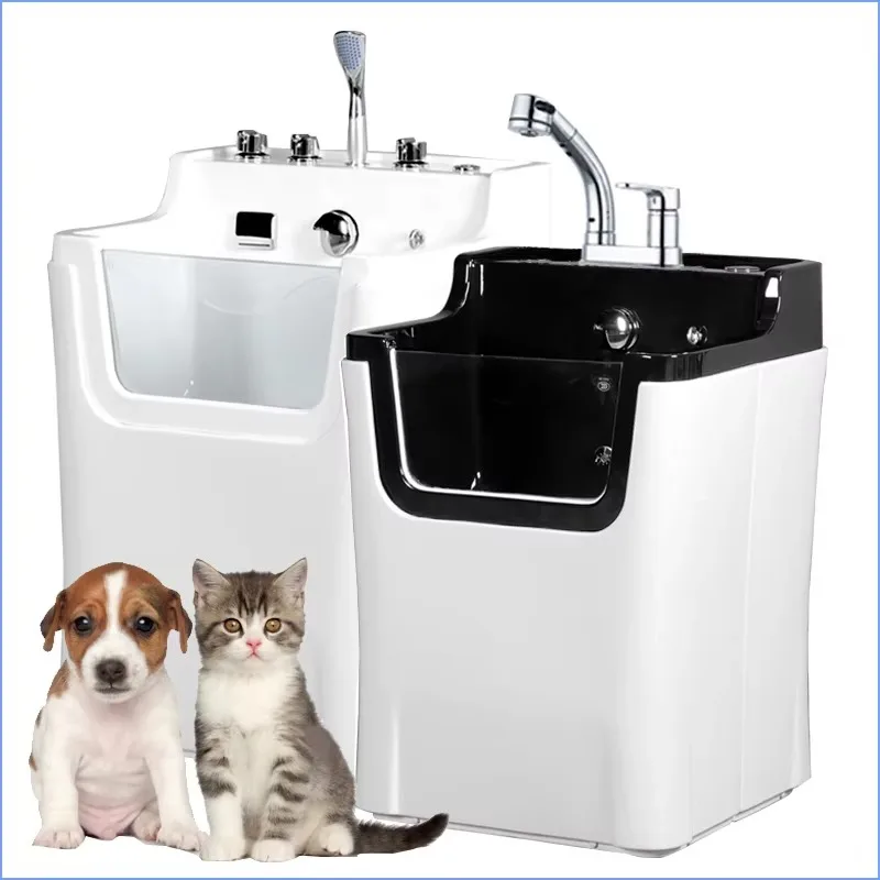Hot Sale Eco-Friendly Plastic Pet Cleaning and Grooming Bathtub Spa Bathing Sink for Small Animals
