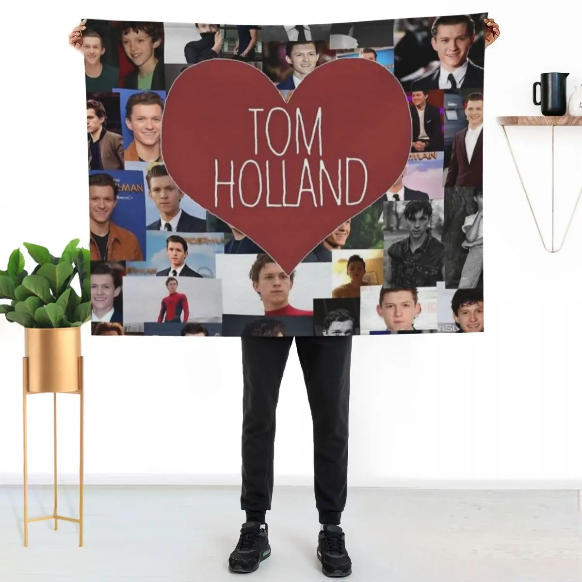 tom holland blanket/stickers Throw Blanket Warm Napping Blanket for Office Couch Bed