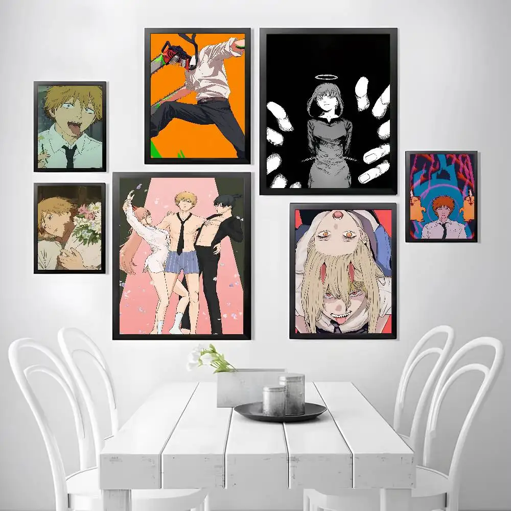 A-Anime M-Makima Poster Wall Art Posters, Texture Paintings, Ideal Gift for Room Decoration