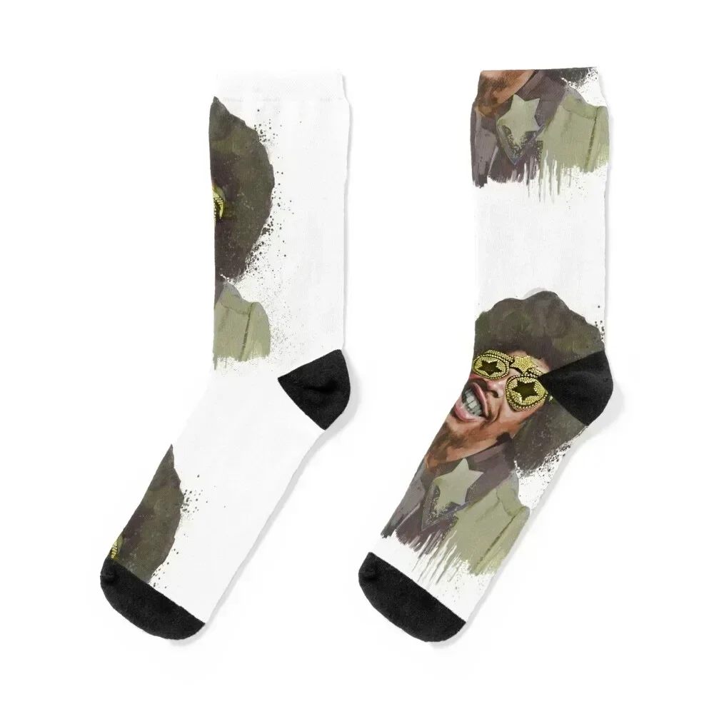 

BOOTSY COLLINS Famous musician Portraits Socks funny gifts crazy new year japanese fashion Boy Child Socks Women's