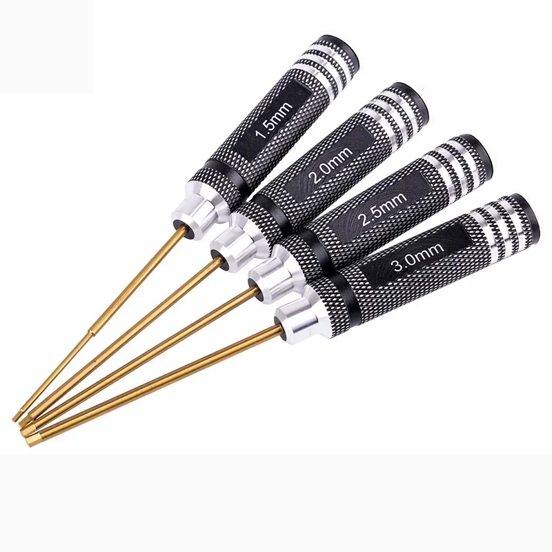 Hex Driver 7/4PCS Hex Allen Screwdriver Kit High Speed Steel RC Tools for Multi-Axis Helicopter RC Models Repair and Dismantle