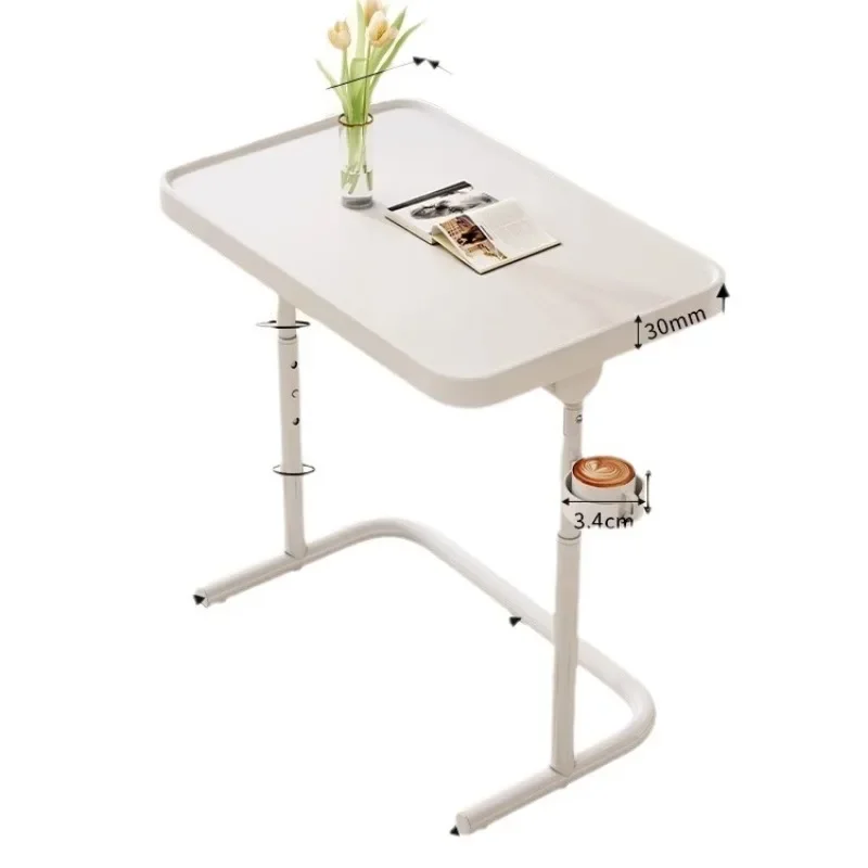 Simple folding table, living room small apartment, sofa side table, movable lifting table, bedroom multi-functional bedside tabl