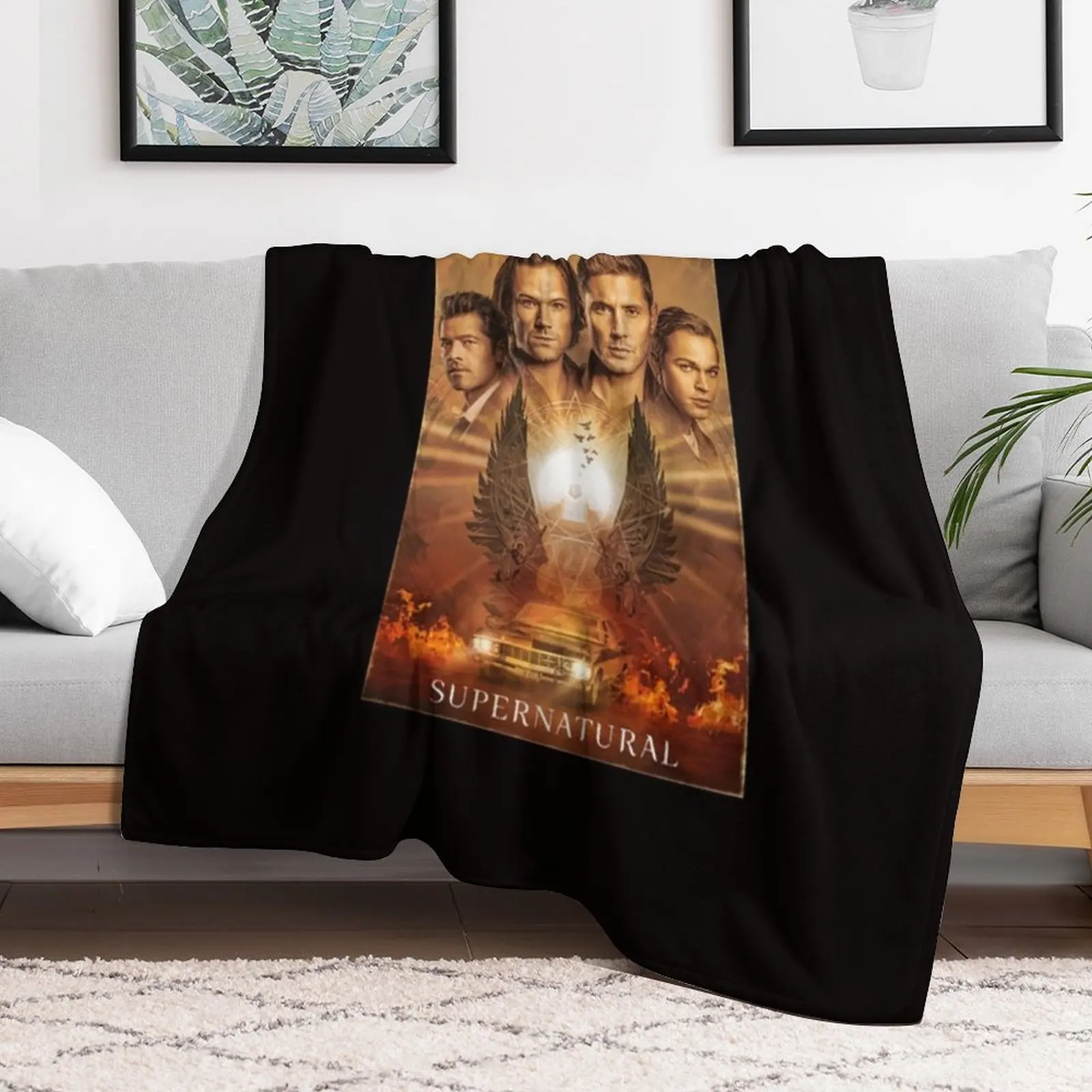 Supernatural - Season 15 Throw Blanket Outdoor Soft Blanket for Picnic Beach Camping
