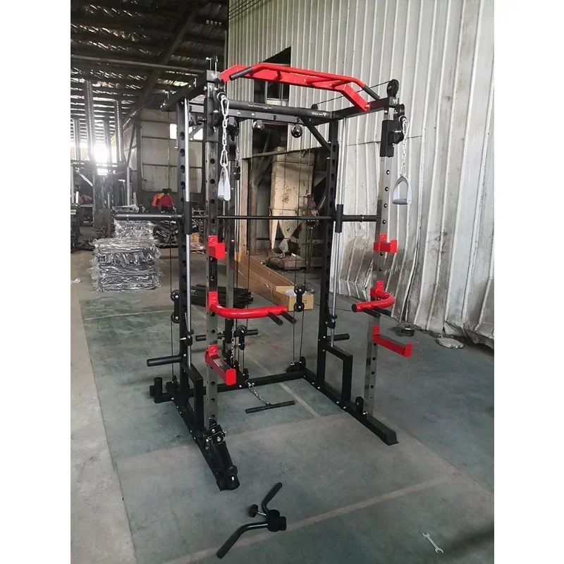 Upgrade Upgrade Fitnessapparatuur Multifunctionele Hele Lichaam Spieroefening Gantry Gym Uitgebreide Training Smith Machine