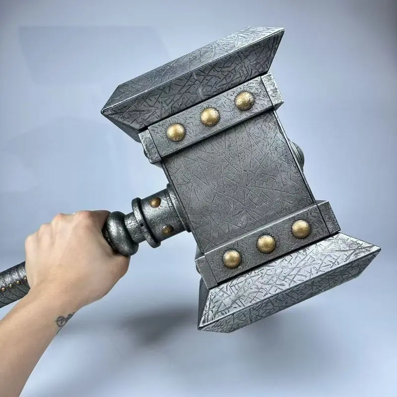 52cm Anime Figurine Avengers: Thor'S Hammer Model Peripheral Hammer Ornament Figurine Factory Toy Statue Birthday Gift For Fans