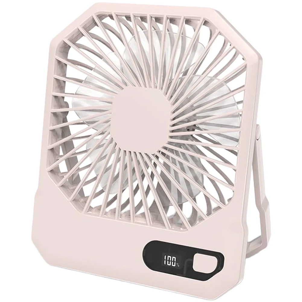6 Inch Foldable Desk Fan with Ultra Thin Profile USB Powered and Silent Operation Under 36dB for Bedrooms or Study Areas