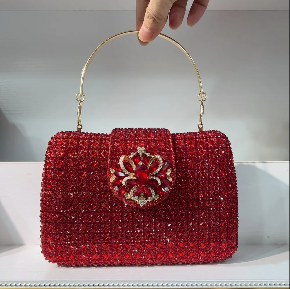 

Women Rhinestone Wedding Clutch Bag Evening Bags Diamond Rhinestone Evening Party Bag Purse and Handbags