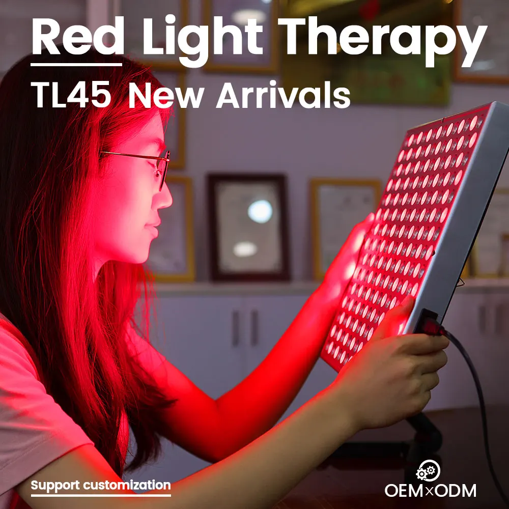 45W Handheld LED Red Light Therapy Panel 660nm 850nm Near Infrared Light Therapy