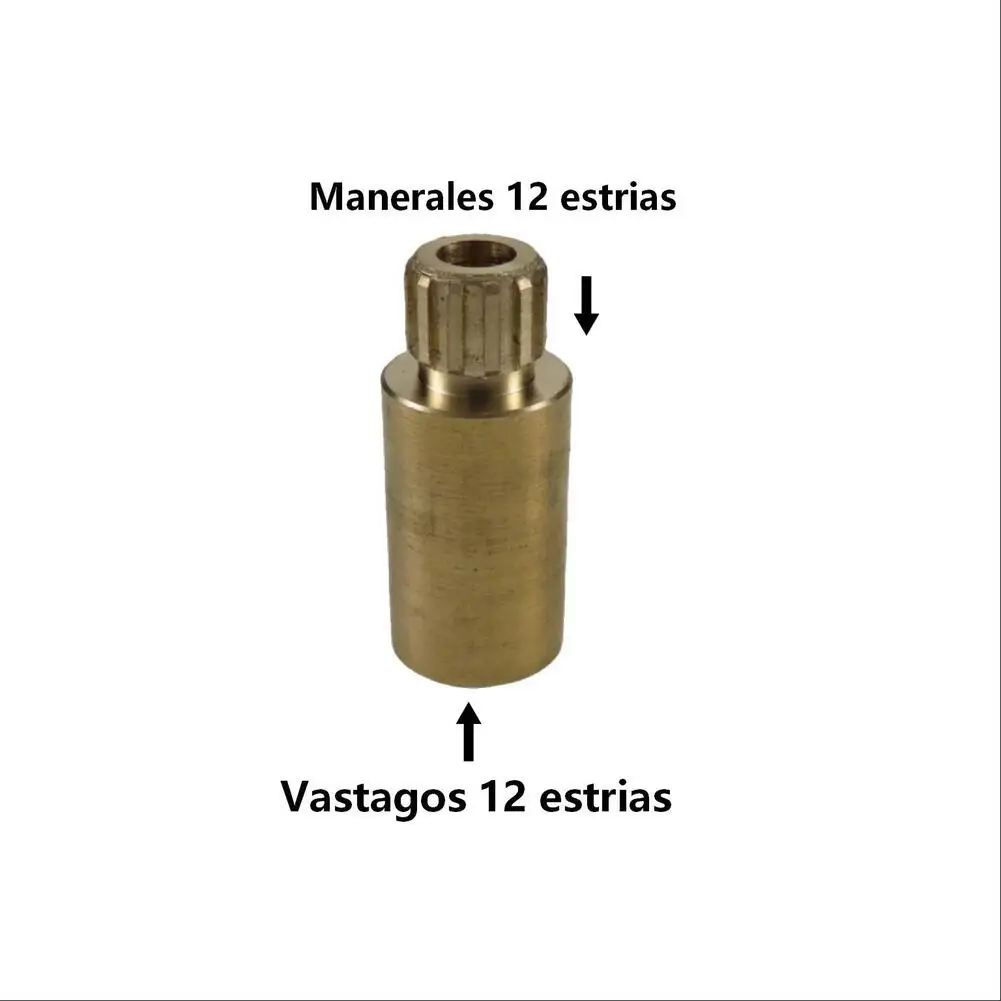 Brass Extension Wrench for Irrigation System Servicing Where LAT Filter Cartridges and Sprinkler Heads Are Recessed