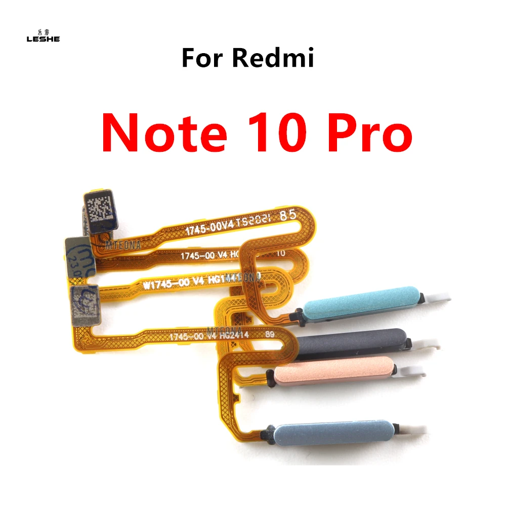 

For Xiaomi Redmi Note 10 Pro 4G Power Button Touch ID Finger Scanner Fingerprint Sensor Flex Cable