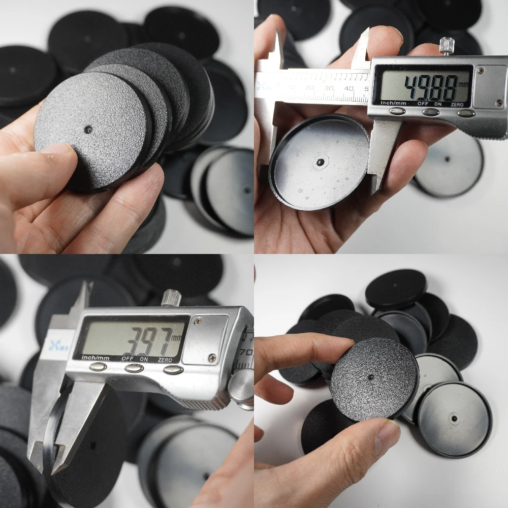 Confezione di basi rotonde da 50 mm per basi di miniature in resina