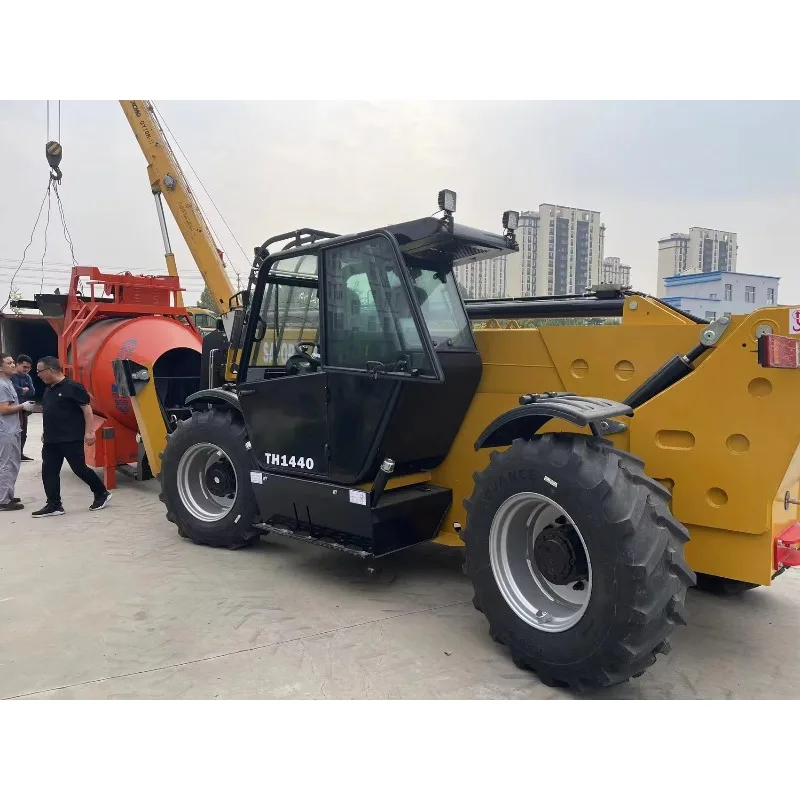 Mini Telehandler Wheel Loader Yunnei 58KW Engine Two-Section Cloud Inner Telescopic Arm Cab Heating Cooling Air 1 Year