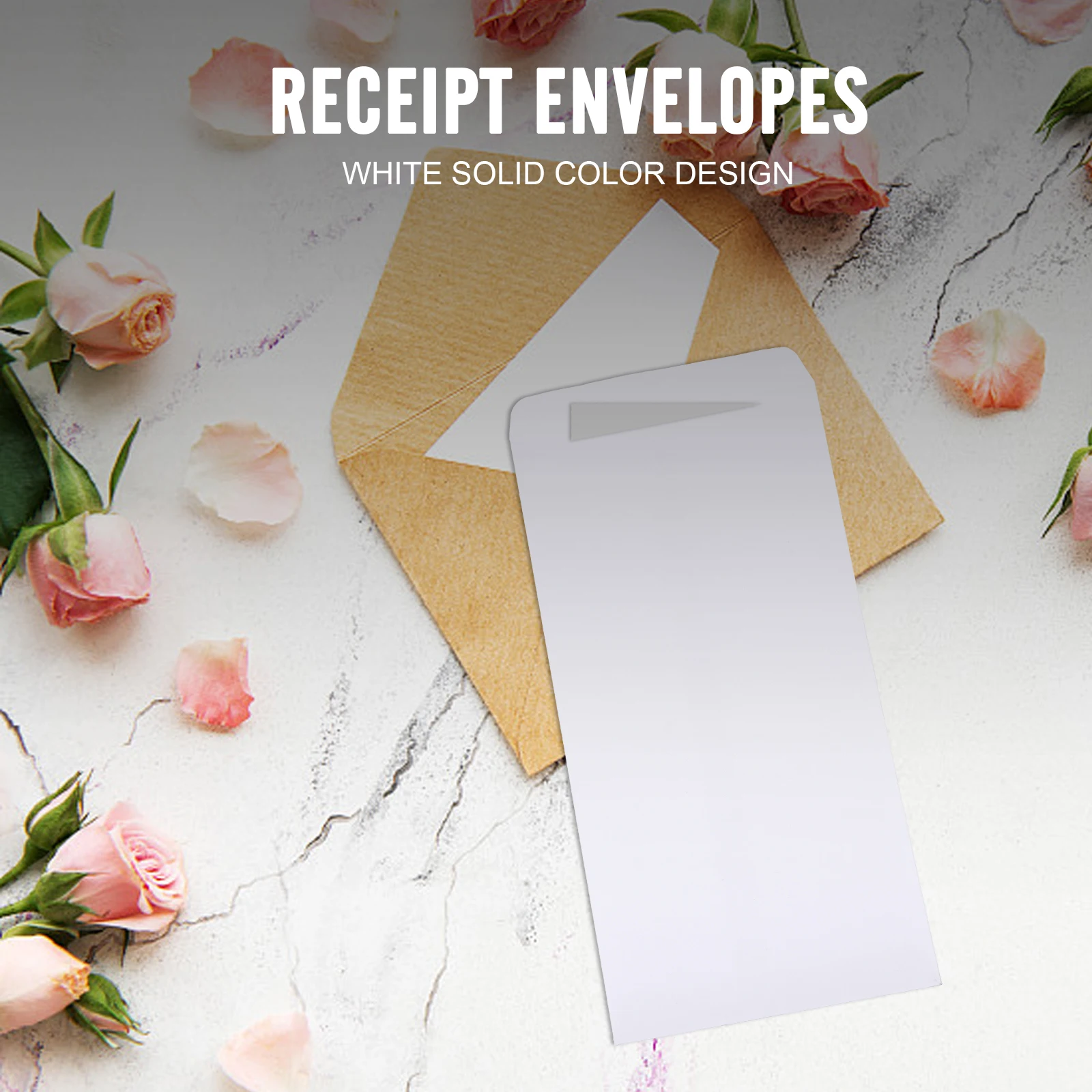 100Pcs Thick Paper Envelopes Organizer for Bills Receipts Storage Envelopes Money Storage Bags