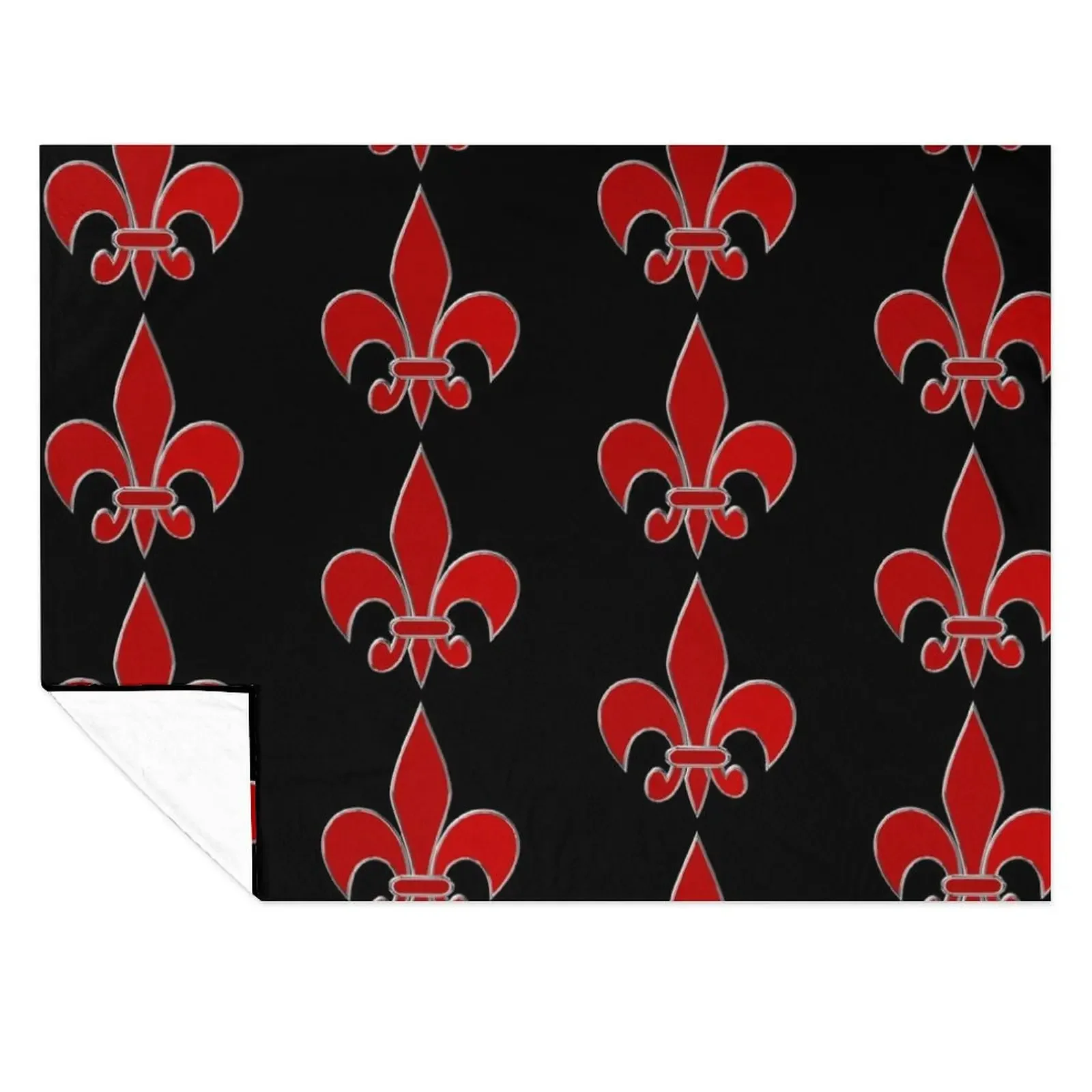 

Fleur de Lis Throw Blanket Softest wednesday Kid'S Thins Blankets