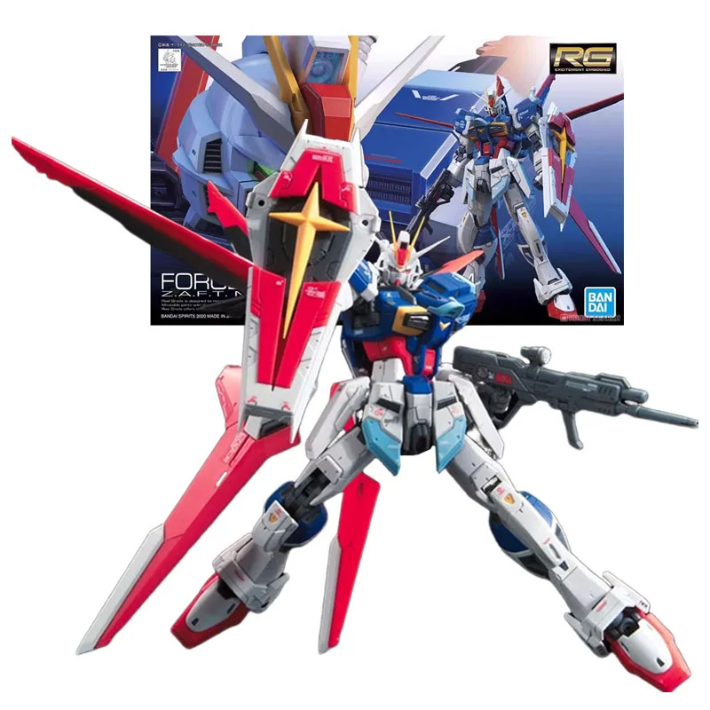 

Bandai Genuine Figure Gundam Model Kit RG 1/144 ZGMF-X56S/α Force Impulse Gundam Collection Gunpla Action Figure Boys Toys Gifts