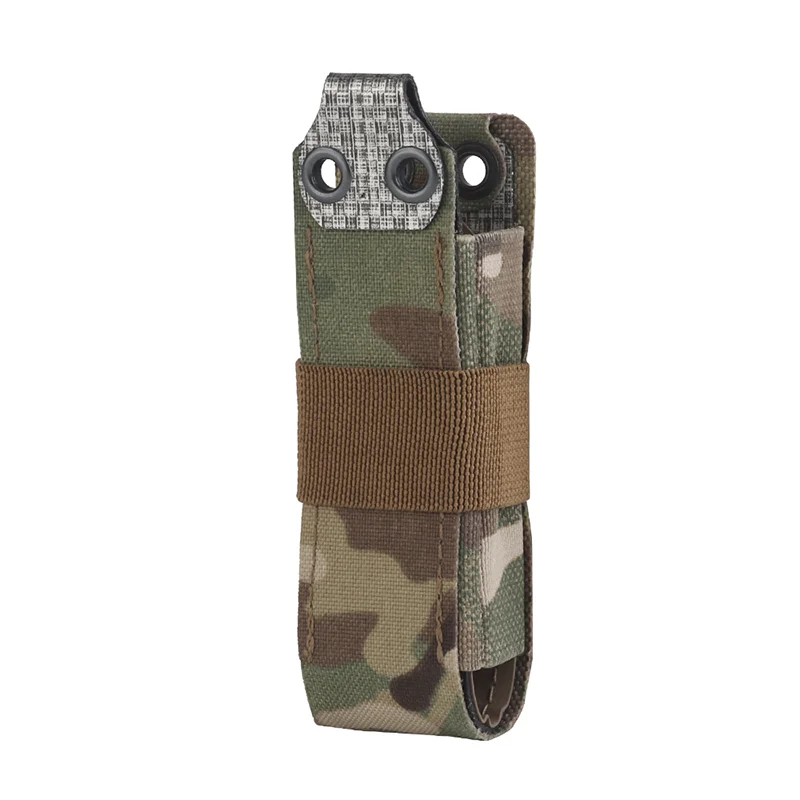 Elastic Pistol Mag Pouch 9MM Elastic 9mm Pistol Magazine Pouch Quick Access MOLLE Panel Airsoft Sidearm Organizer view 6