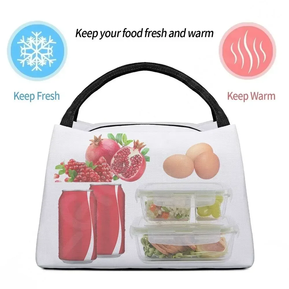 Pink Nurse Life Insulated Lunch Tote Bag for Women Nursing Print Portable Thermal Cooler Bento Box Work Travel Food Bags