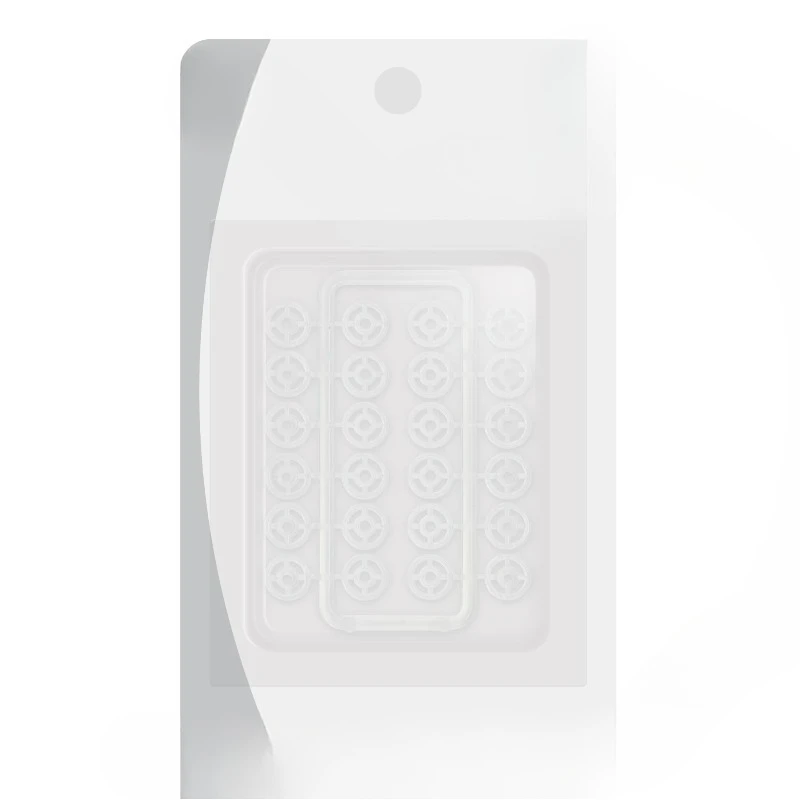 Clear Nylon Sew-On Snaps, 12 Count