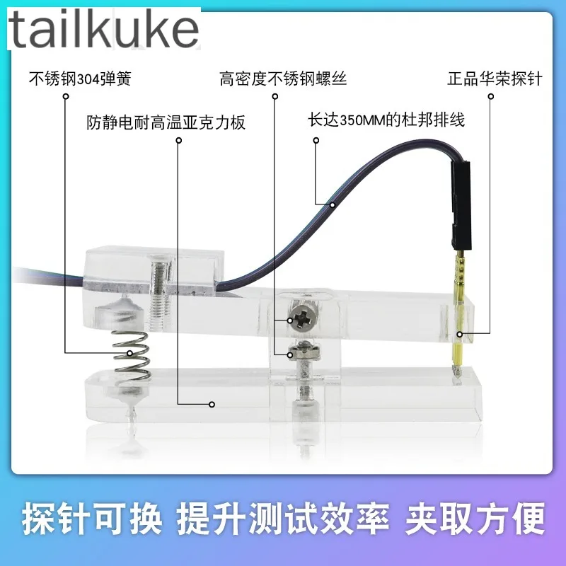 PCB Test Fixture Test Rack Program Burning Clamp PCB Fixture Burning Fixture Programming Writer Fixture
