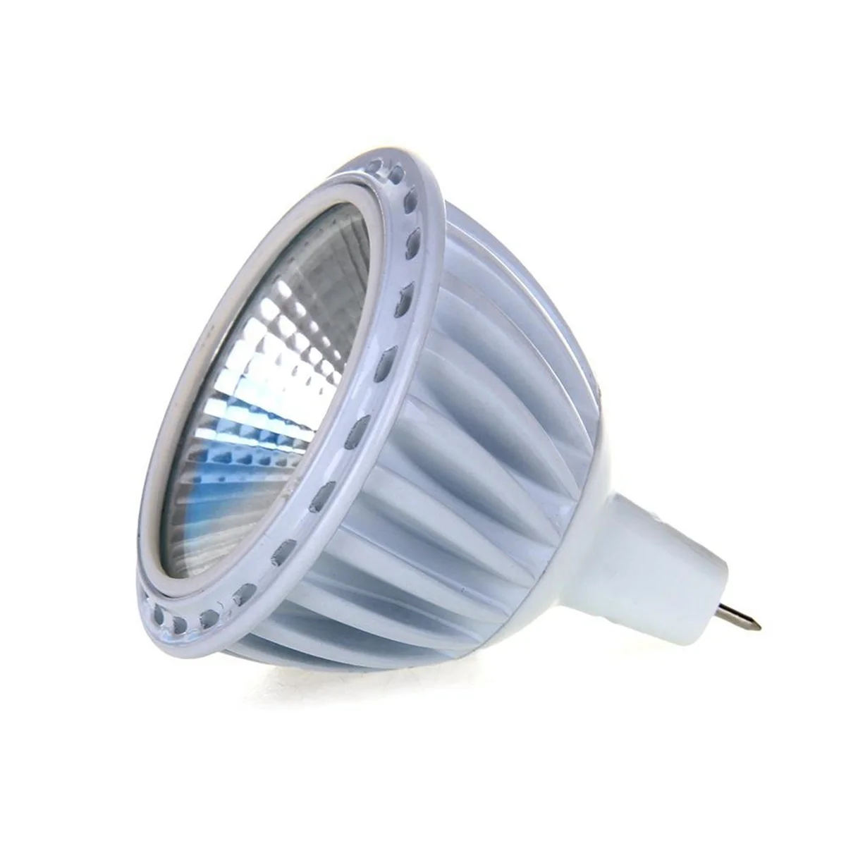 A44U 8X GU5,3 / MR16 6W COB LED Lamp Spot Light Bulb Light Bulb 420LM 60° 3000K Warm White DC 12V