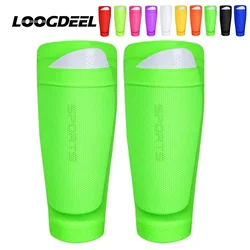 Loogdeel 1 Pair Shin Guard Sleeves Men Kids Adult Sports Soccer Youth Calf Support Compression Sleeves Football Leg Sleeves