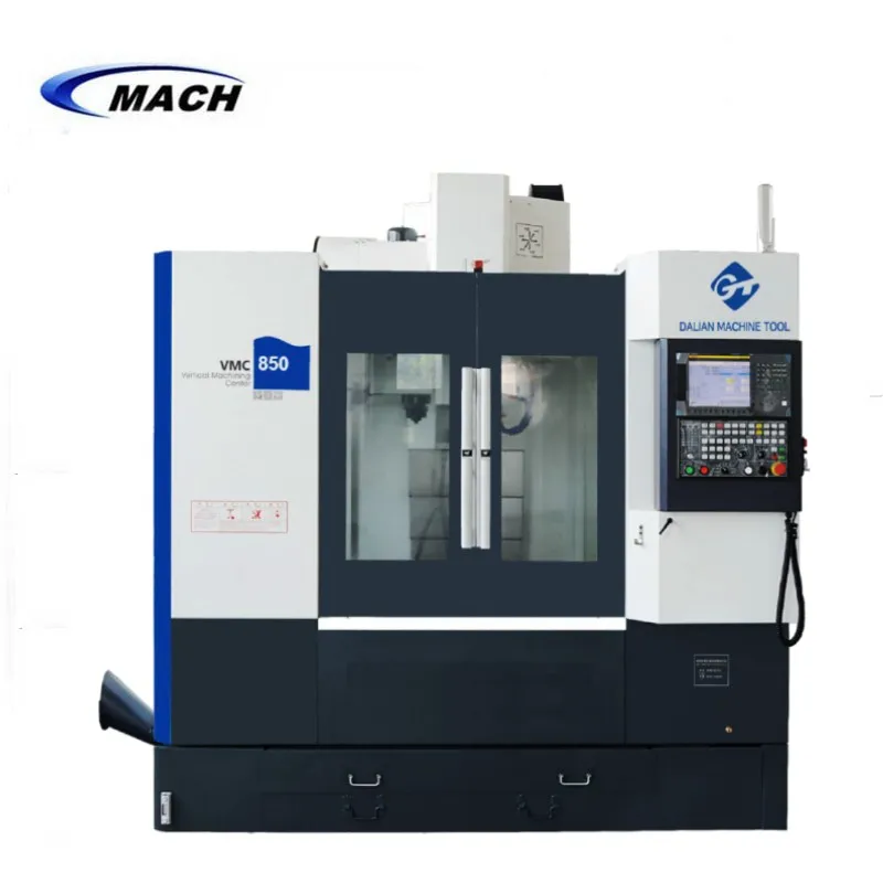 Stock VMC850 VDLS850 / VDLS1000/ VDLS1300 Dalian DMTG Fresadora Milg CNC Vertical Hining Center Price