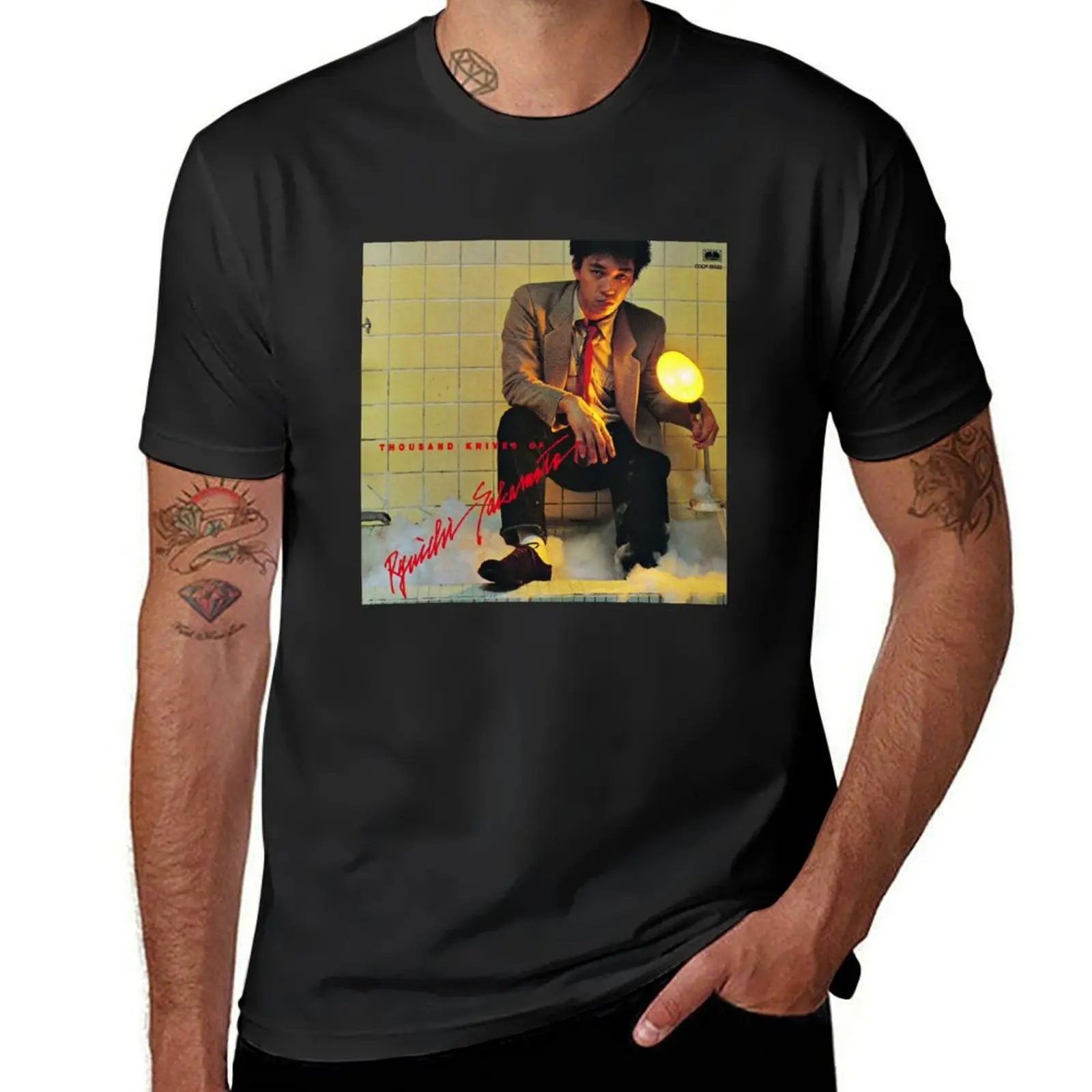 

ryuichi sakamoto, thousand knives of ryuichi sakamoto T-Shirt cute tops Clothing graphics vintage t shirt men