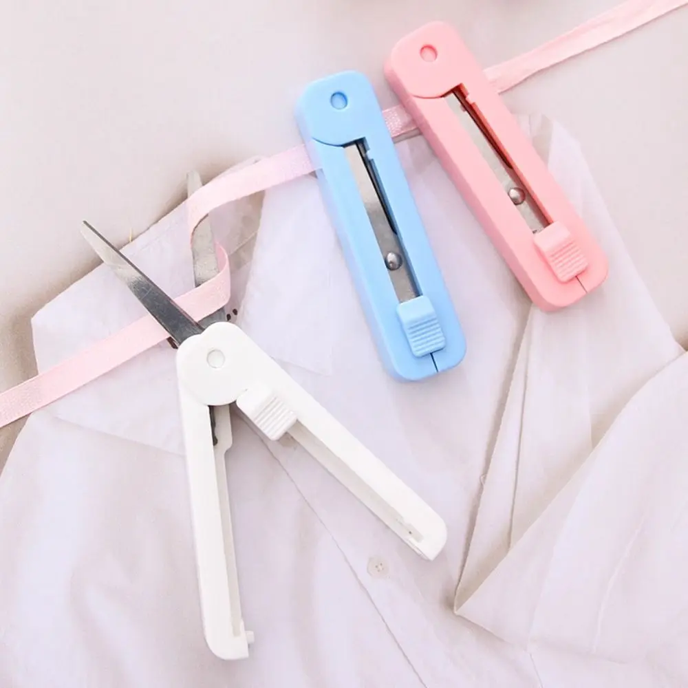 Multifunktionale Büro Student Schule DIY Sicher Klapp Schere Handarbeit Kunst Werkzeuge Mini Fodable Schere Handwerk Schere