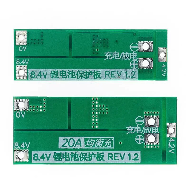 2S 20A 7.4V 8.4V 18650 Lithium Battery Protection Board/BMS Board Standard/Balance For DIY