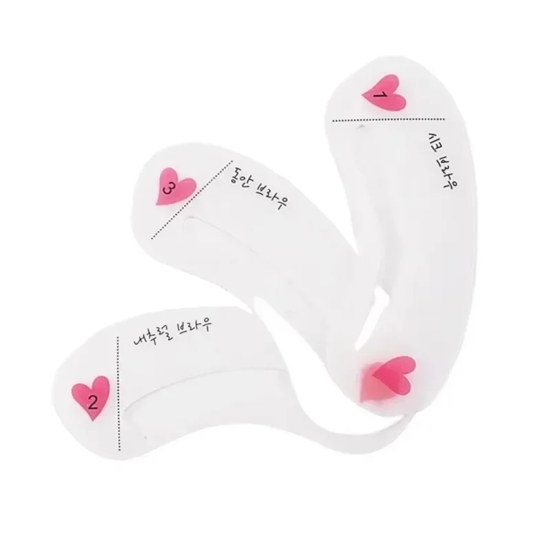 1/2/4/6set Reusable Eyebrow Stencil Beauty Makeup Brow Stamp Template Eyebrows Shape Set Eye Brow Makeup Tools Accessories view 3