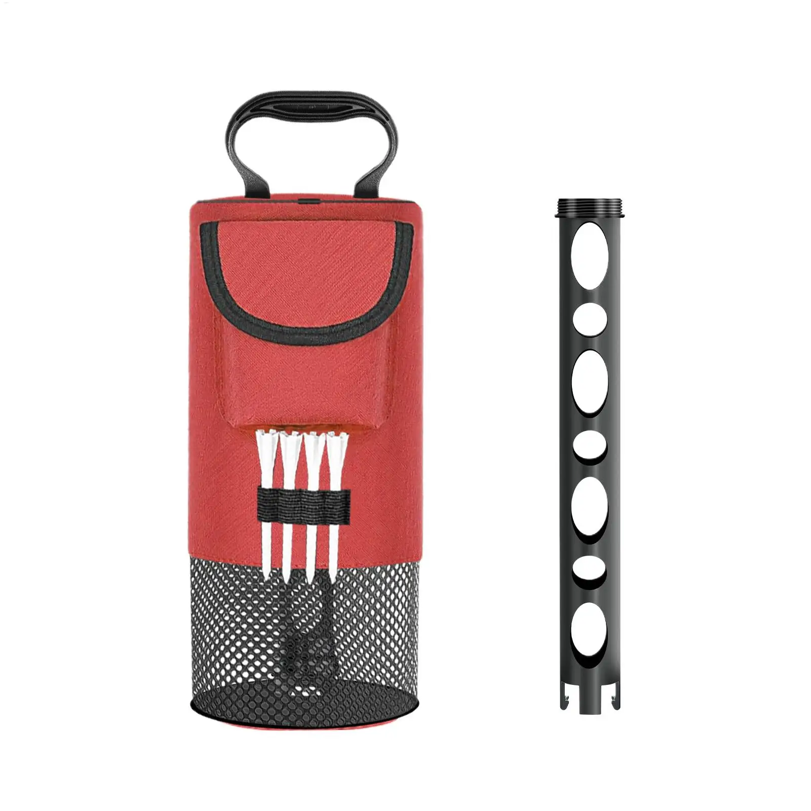 Golf Ball Shagger Removable Large Capacity Nylon Cloth Storage Holds 70 Balls Pocket Shagger For Men Women Professionals