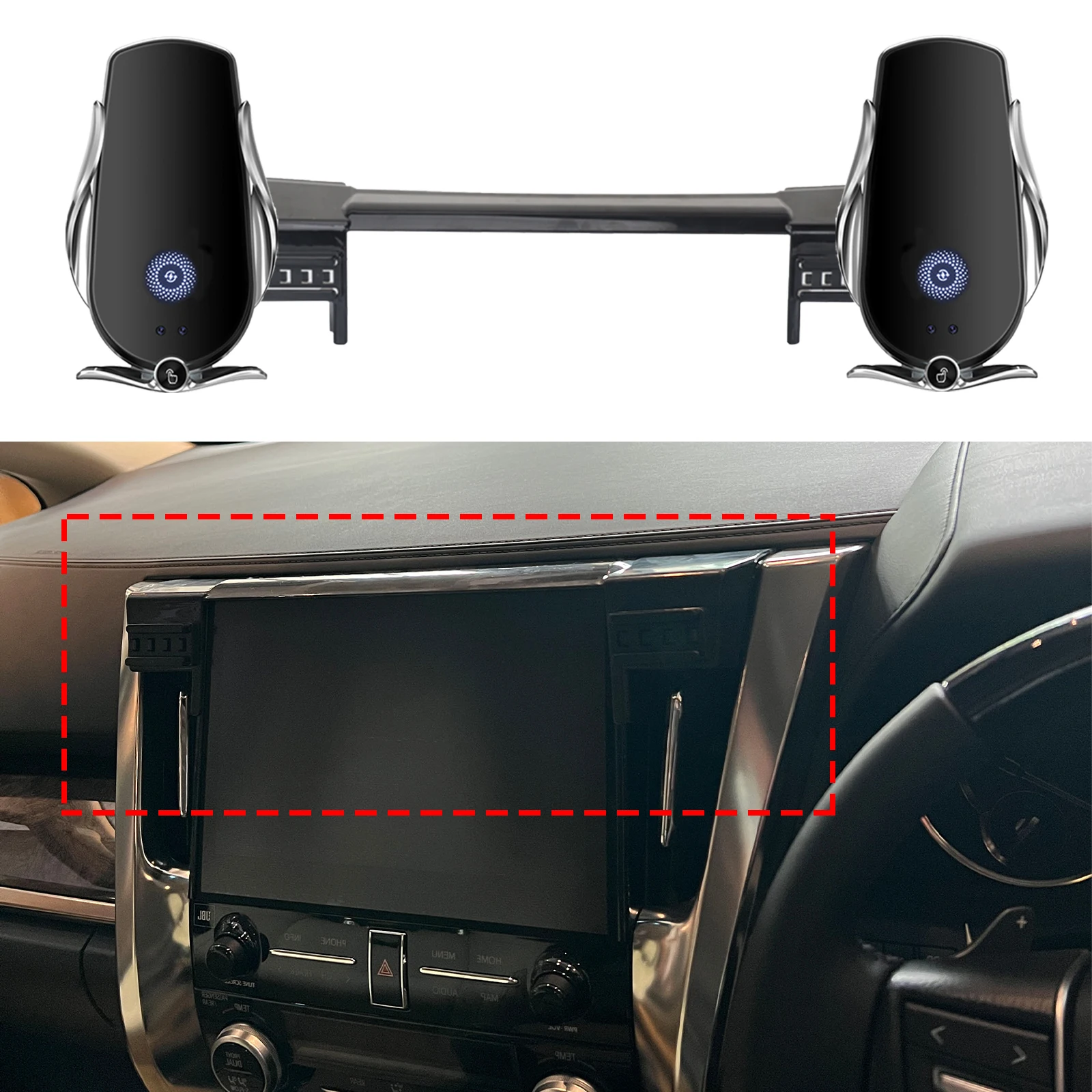 

fit for Toyota ALPHARD Vellfire 30 Series AH30 Anti-Shake Screen Base Phone Holder Mount Stand ​​ Dedicated Car​​ accessoires
