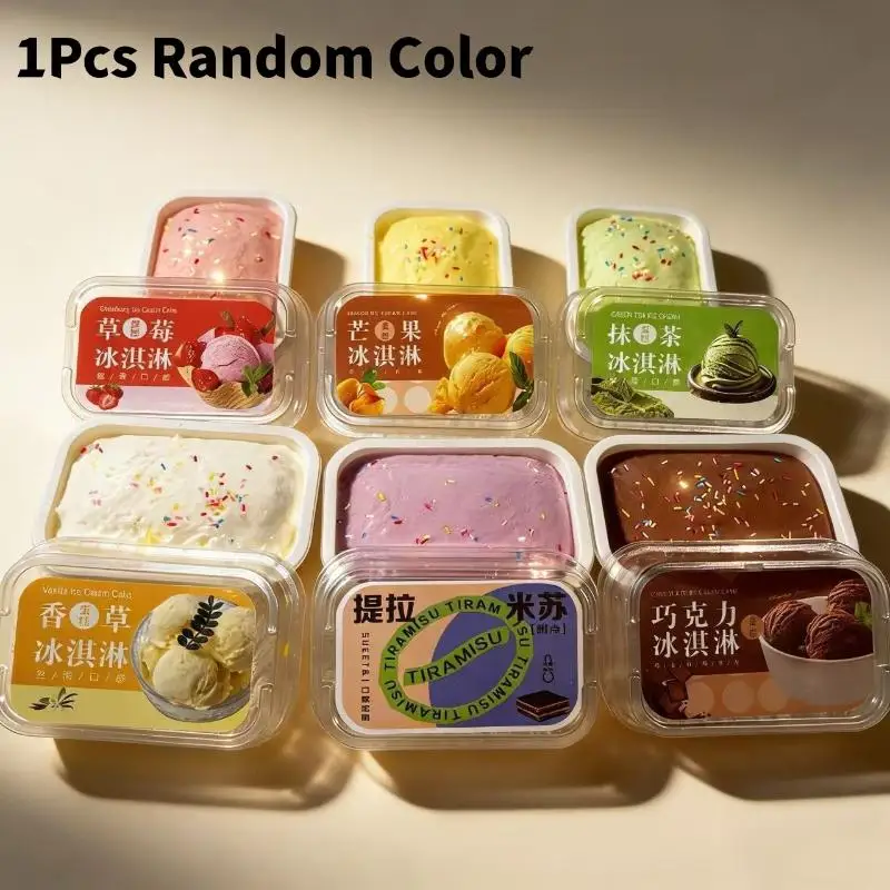 Stress Relief Fidget Toy with Simulated Ice Cream Cake Design for Slow Rebound and Relaxing
