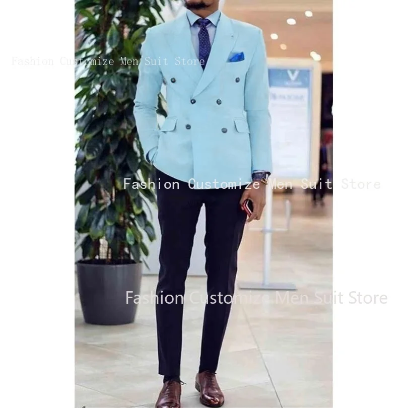 Sky Blue with black